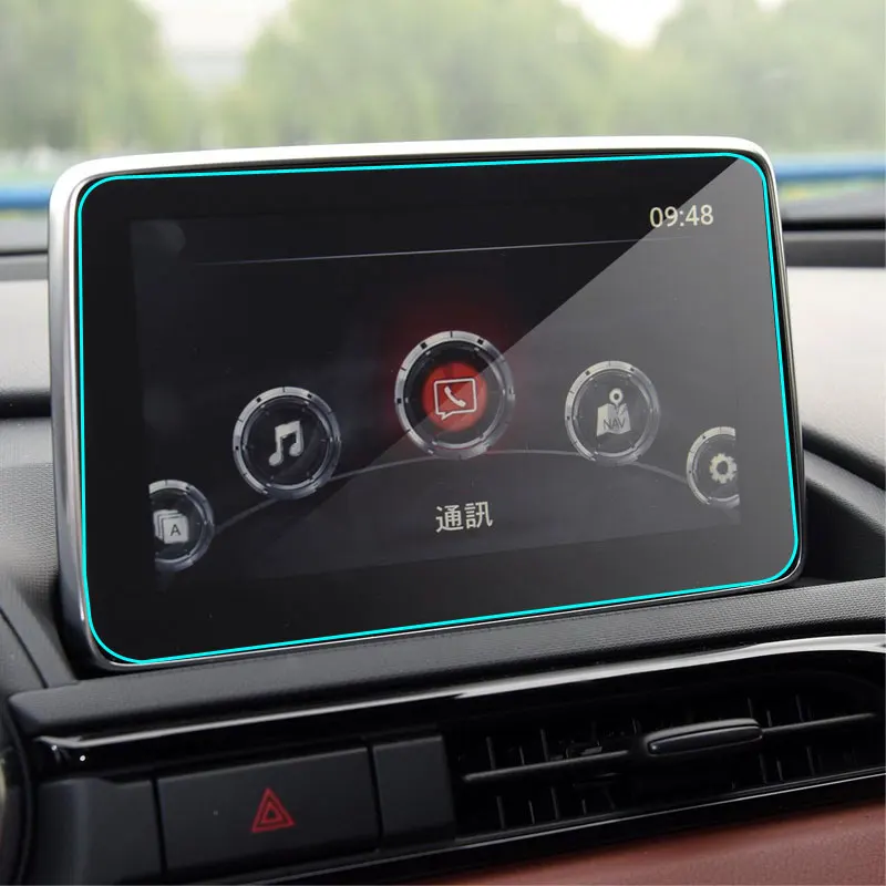 

Автомобильное закаленное стекло, защитная пленка, стикер, GPS, мультимедийный ЖК-экран для Mazda CX-3 CX-4 2015, 2016, 2017, 2018, 2019,