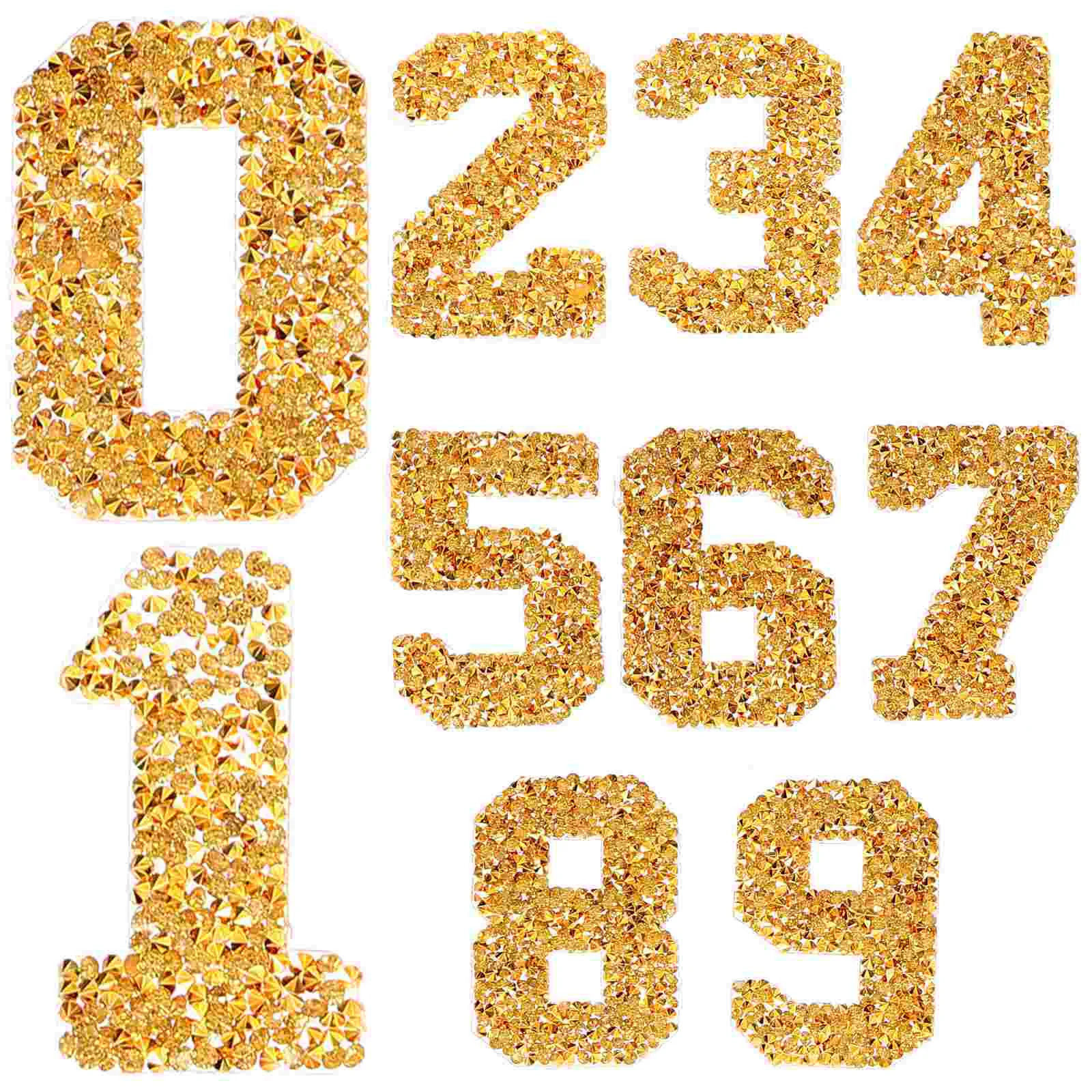 

Coat Compact Clothes Patches Iron Numbers Delicate Wear-resistant Hat Accessory