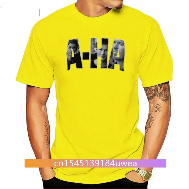 New a-ha T shirt a ha aha take on me pop 80s eighties back norwegian