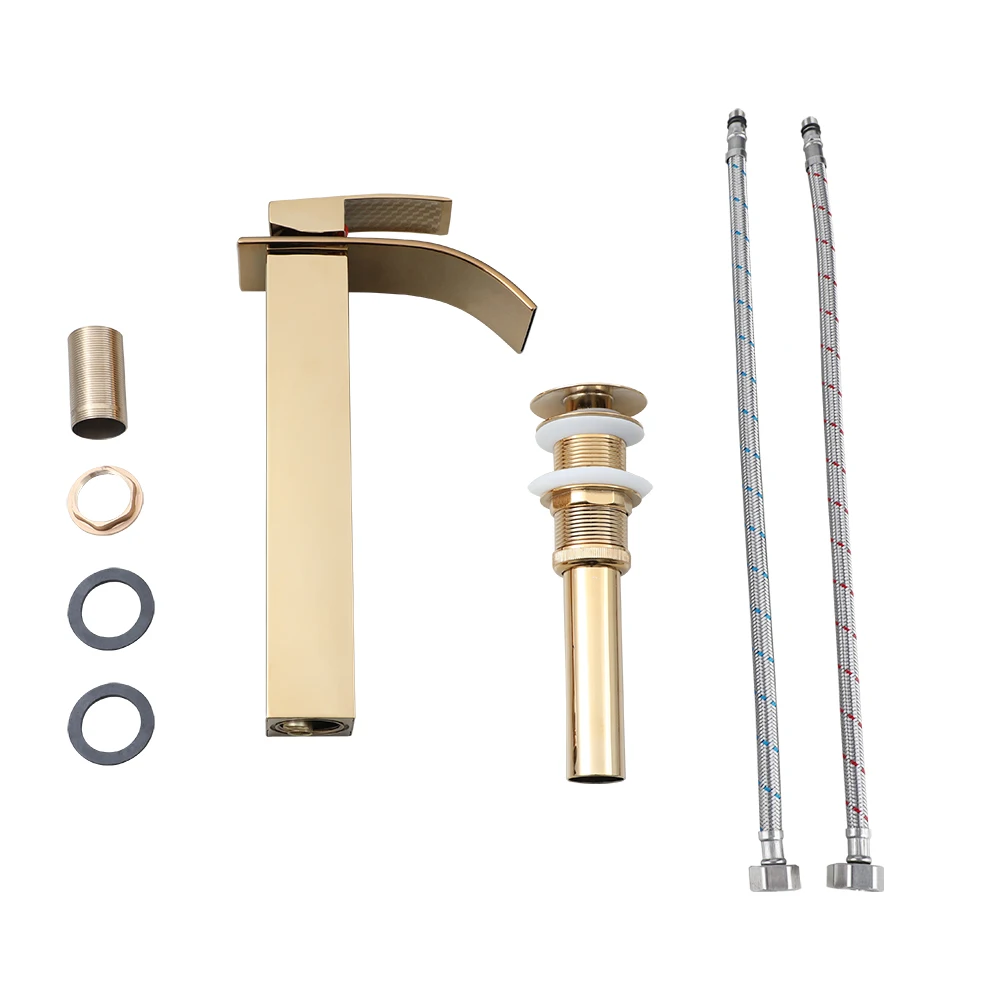 Набор раковины YANKSMART из закаленного стекла круглая Прозрачная чаша умывальник