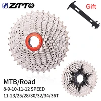 ztto mtb 8 9 10 11 speed cassette bicycle sprocket 23 25 28 30 32 34t cassette variable speed gear folding bicycle sprocket