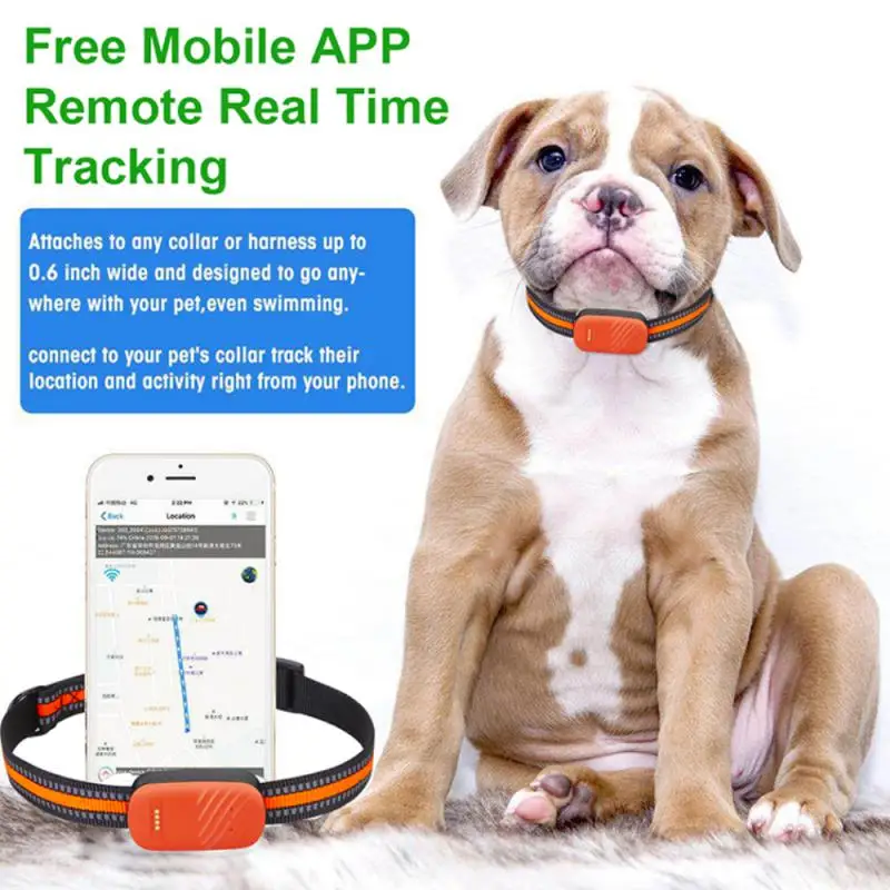 

GPS Smart Waterproof Pet Locator Universal Waterproof GPS Location Collar For Cats And Dogs Positioning Tracker Locating