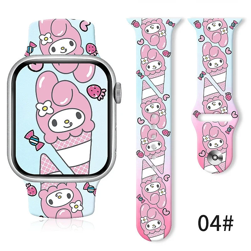 Ремешок с мультяшным рисунком Sanrio аниме-персонаж серия HelloKitty Cinnamoroll ремешок