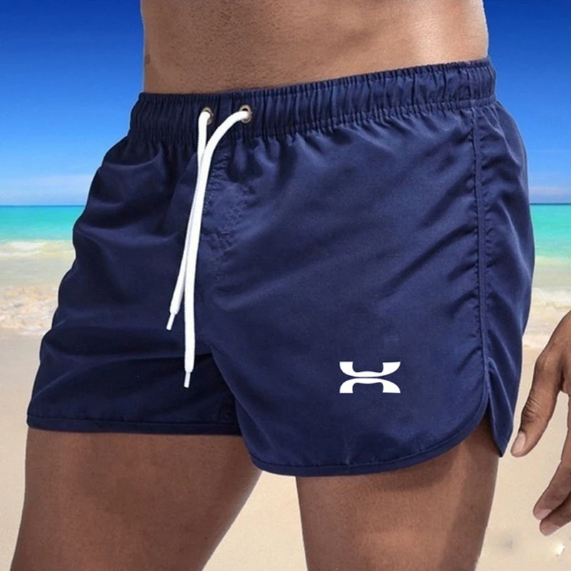 

Men's Beach Shorts Gym Running Short Pants Fashion Printed Quick-drying Swimming Trunk Pants Male Casual Movement Surfing Shorts