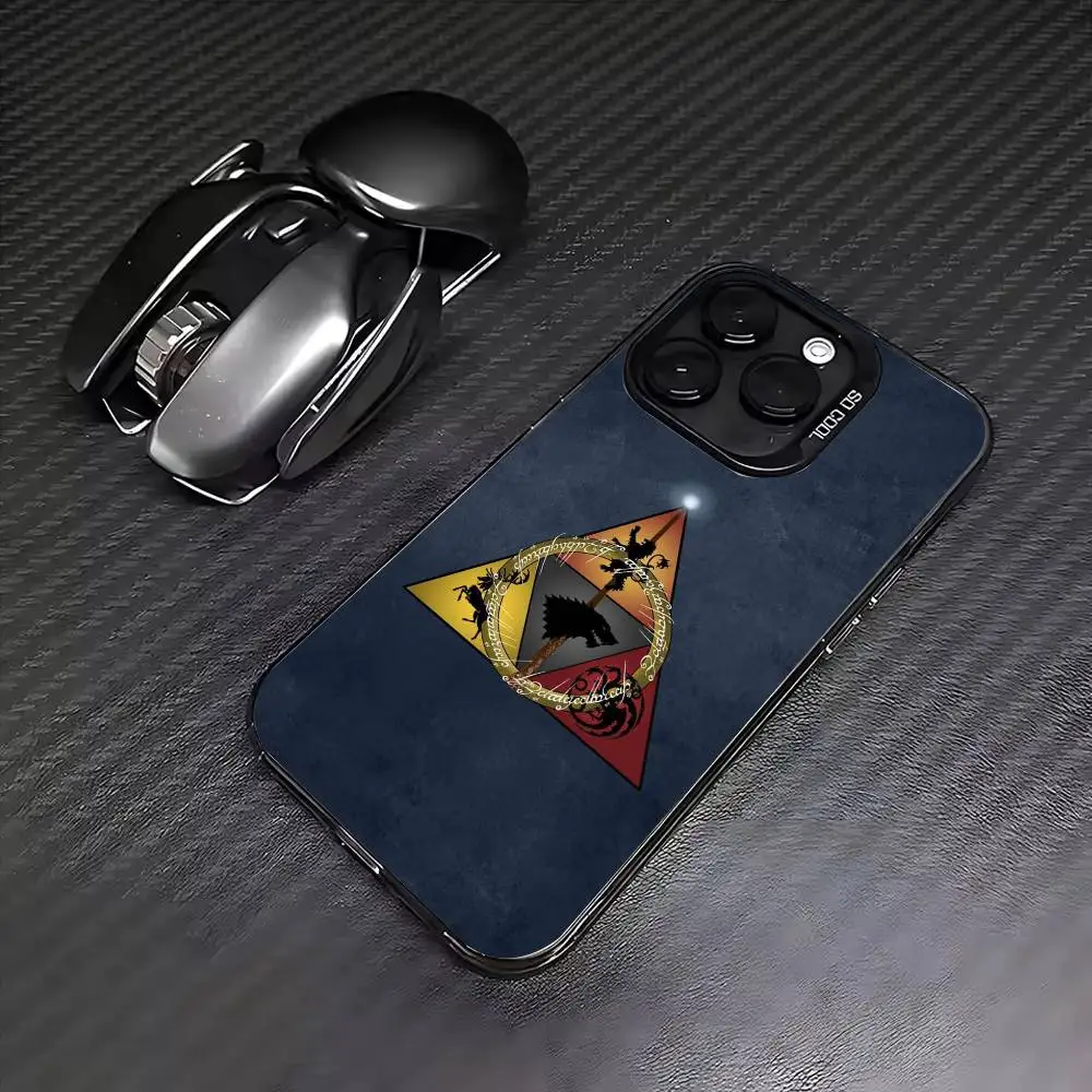 Чехол для телефона G-Game Of T-Thrones для iPhone 17,16,15,14,13,12,11 Plus, цветной посеребренный внутренний чехол Pro Max (art.: 3920d448451db) - 3920d448451db