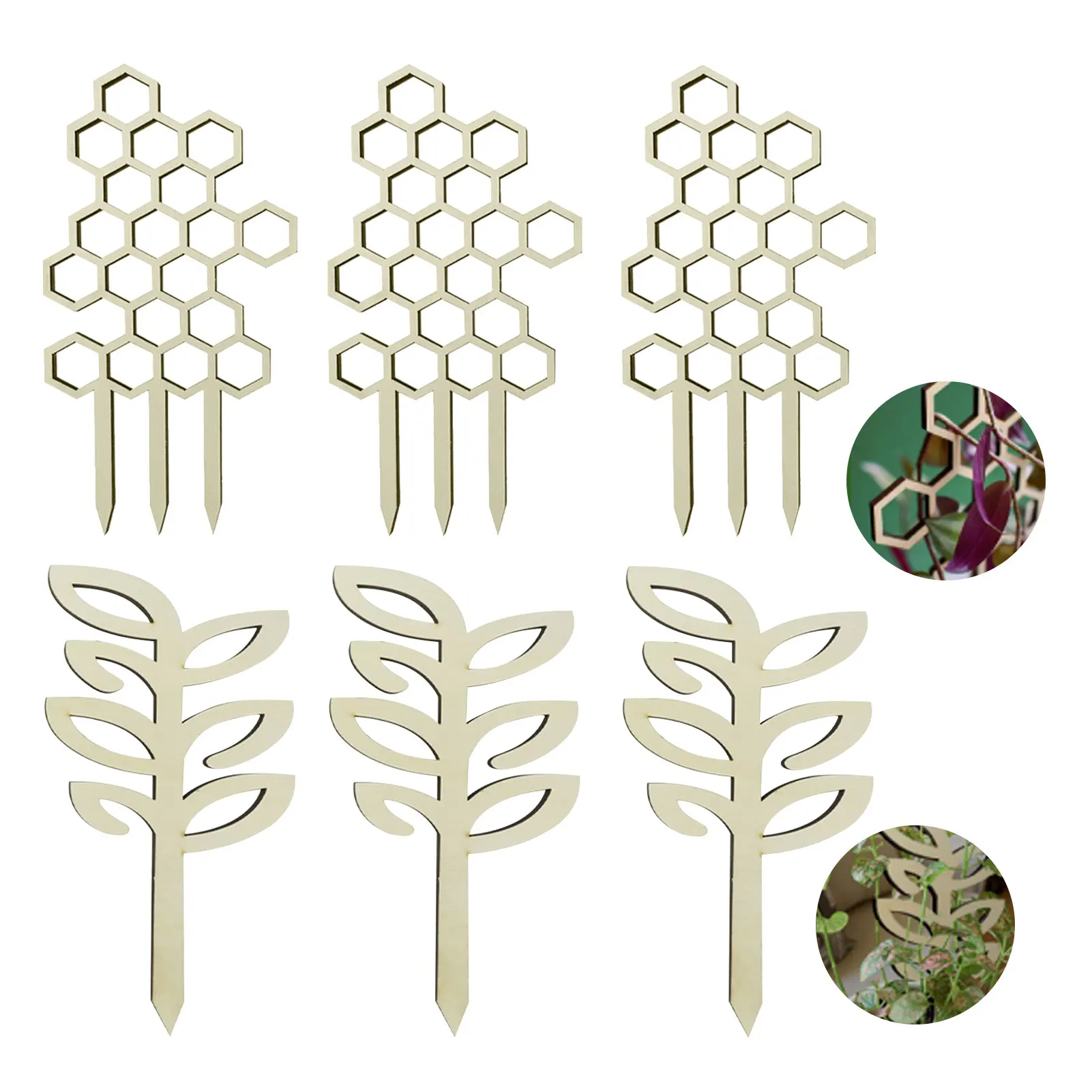 

3Pcs Climbing Vine Rack Plant Potted Support Frame Plastic Coated Steel Flower Vegetables Decorative Trellis Bracket