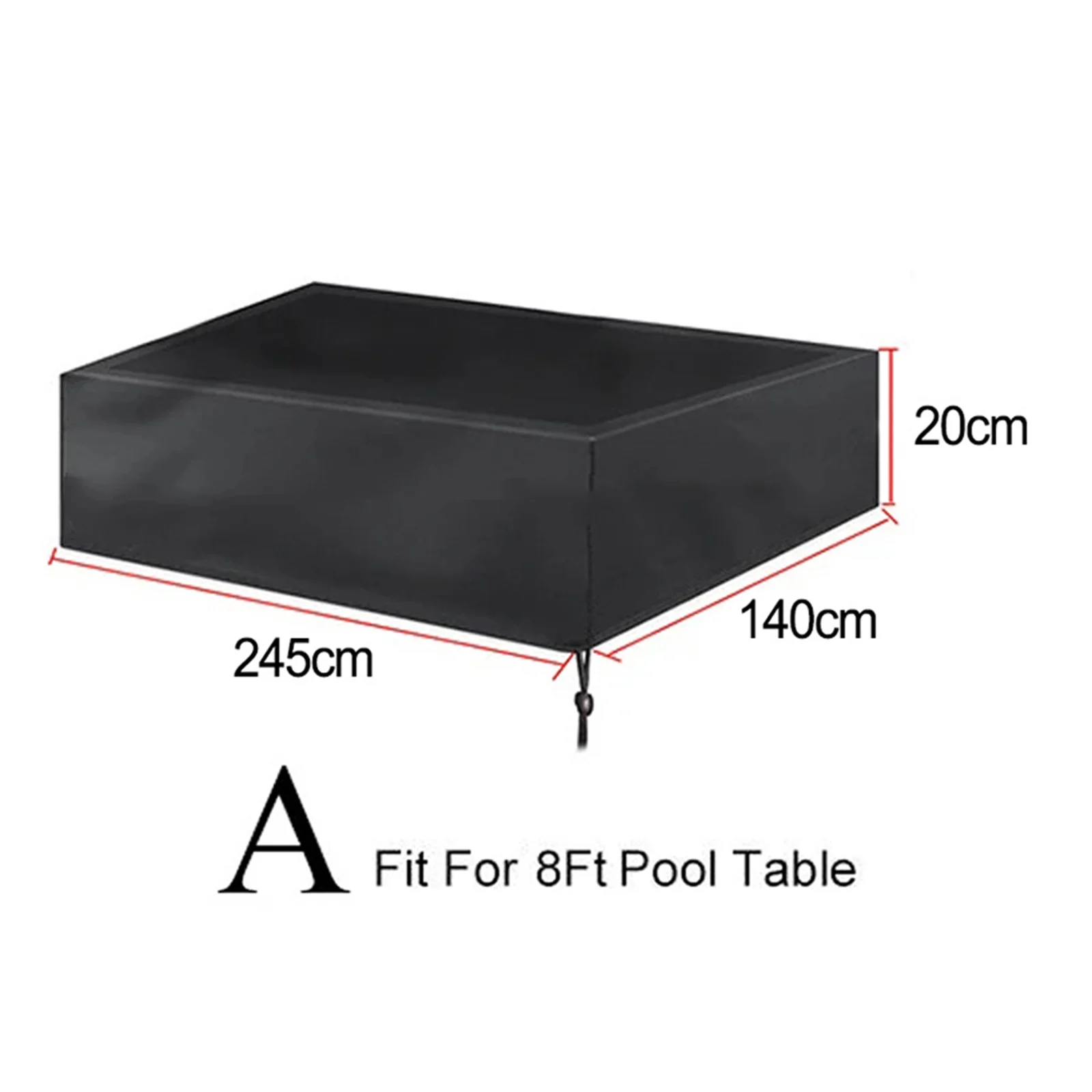 

Pool Table Cover 1Pcs 210D OxfordCloth 8/9 Ft Double-stitched Sewing Outdoor Billiard Waterproof Dust 2023 New