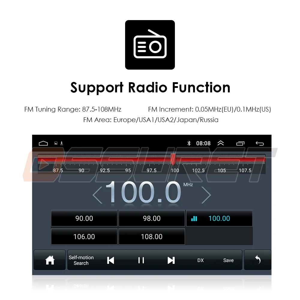 $104.99 For Ford/Focus/S-Max/Mondeo 9/GalaxyC-Max Car Radio Multimedia Video Player Navigation GPS Android 10 NO DVD 2din 2 din 2.5D 4G