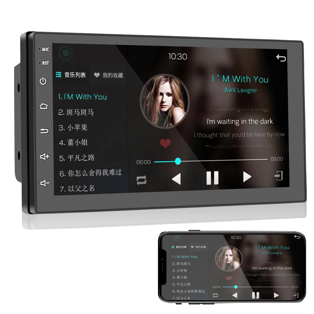 

Универсальный 7 "аудио навигация Android мультимедийный плеер Bluetooth Wifi Android 9,1 2 din автомобильное радио GPS навигация