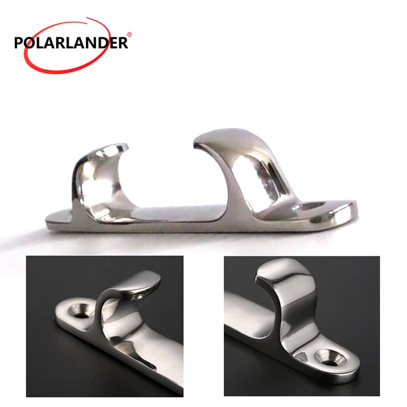 

Boat Cleat Line Straight Bow Chock 5" 6" 9" Stainless Steel Boat Marine Straight Cable Guide Silver Accessories Dock Cleat Chock