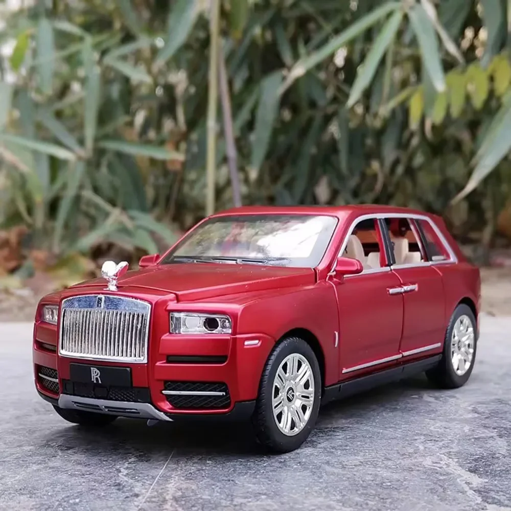 1:24 сплав Rolls-Royce Cullinan SUV игрушечный миниатюрный автомобиль модель литья под