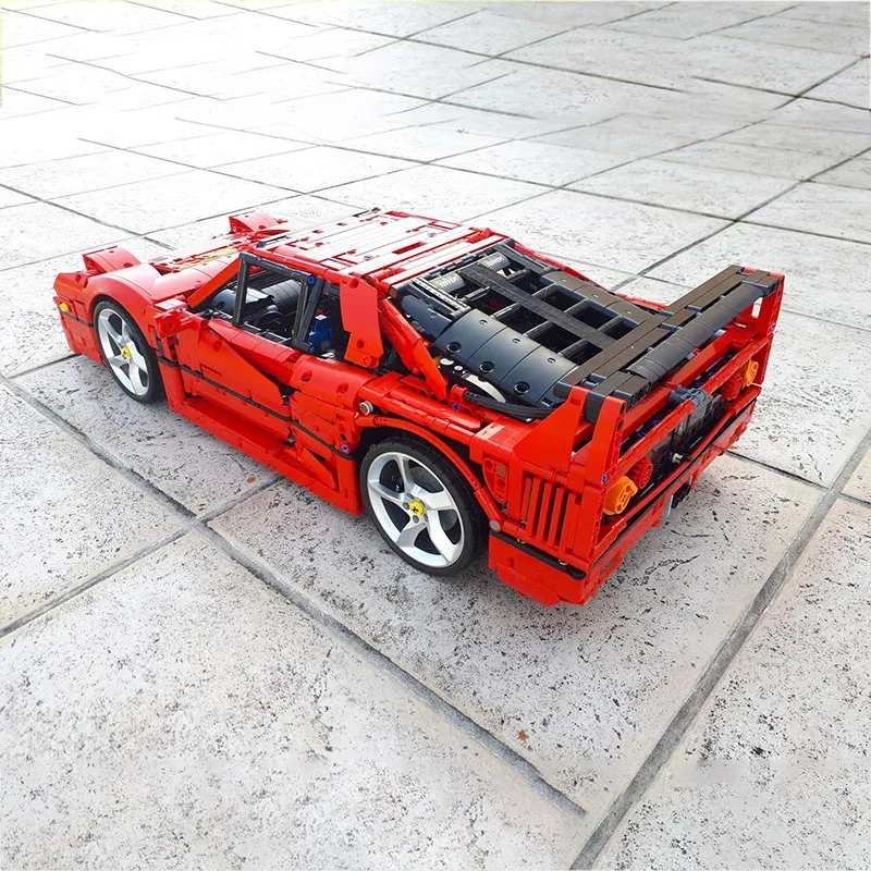 Технические креативные супер спортивные автомобили феррарид F40 MOC 42143 Daytona SP3