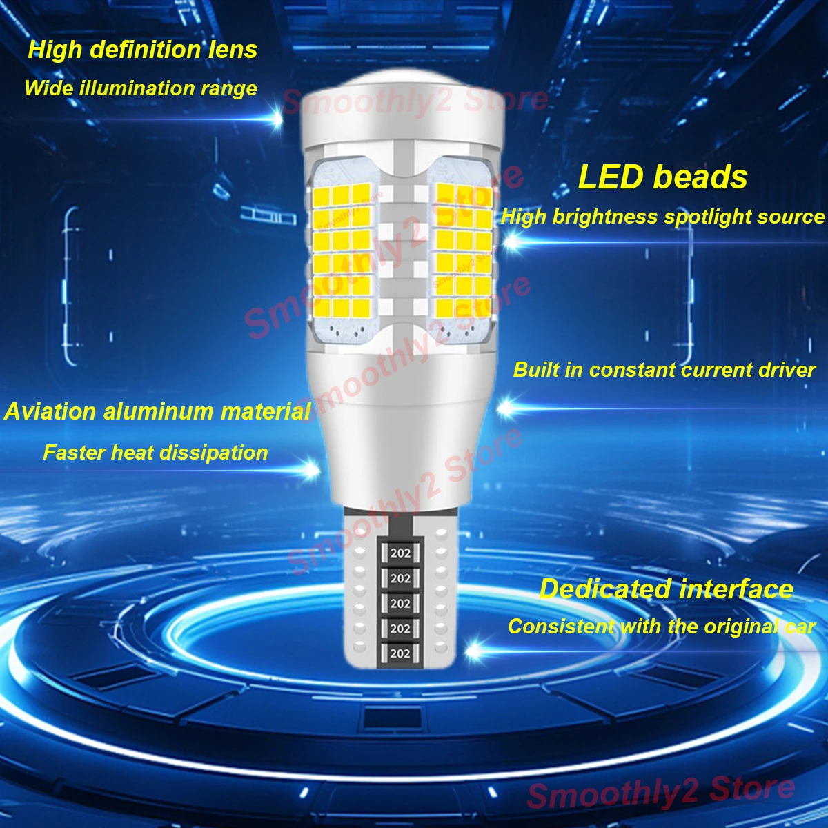 Для Skoda Karoq Superb MK2 Kamiq Papid NA2 Светодиодные фонари заднего хода Лампа 2 шт. T15 W16W 6000K