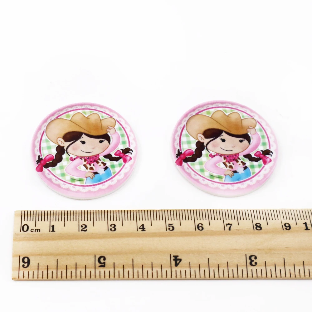 Ковбойские ковбойские каучуки с плоской задней стороной товары для рукоделия