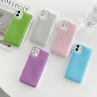 candy color decompression phone case for iphone 12 11 pro max x xs xr 7 8 plus cover