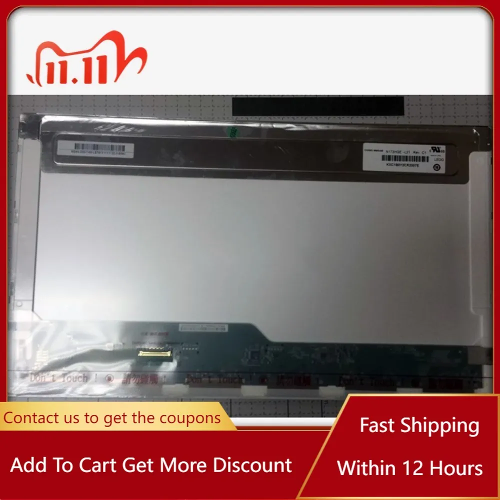 

ЖК-дисплей для ноутбука 17,3 дюйма, внешний диаметр LTN173KT01 B04 60 Гц EDP, 40-контактный разъем, сменная панель HD 1600*900