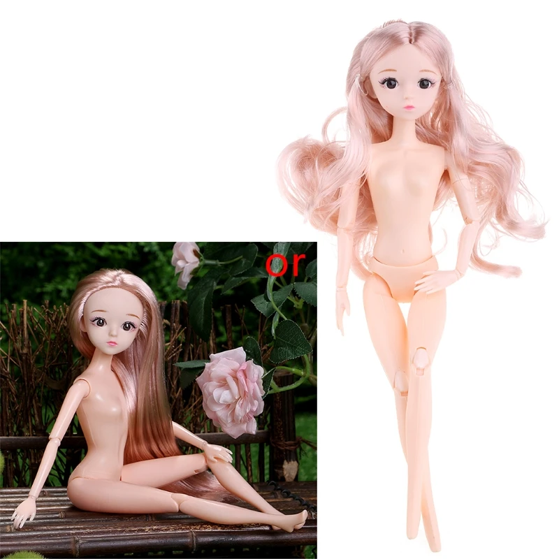 

30cm Fashion Doll Toys for Girls 1/6 Dolls Body Make-up 3D Eyes Beautiful Princess Baby Girl Dolls Plastic DIY Toy for Girls