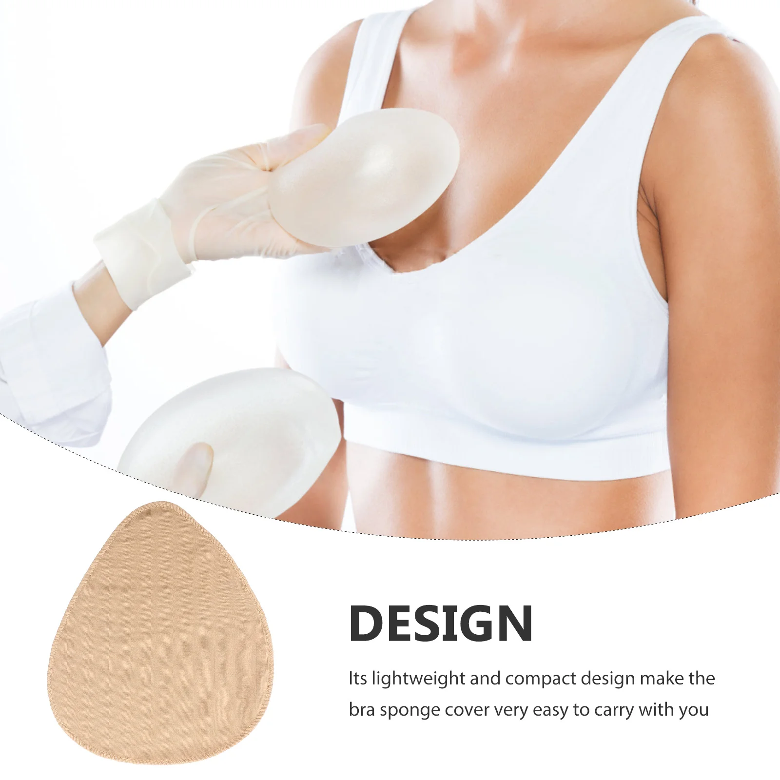 Хлопковый чехол для протеза груди аксессуары рукав мастэктомии губка формы