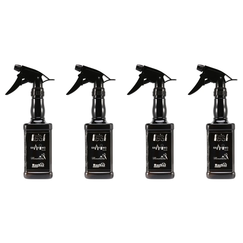 Bottle Salon Barber Hair Tools Hair Cutting Water Sprayer Black