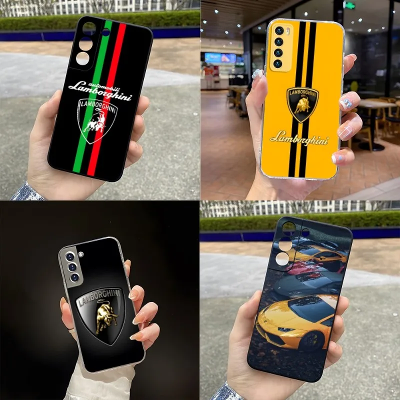 

Supercar Lamborghini Phone Case New For Samsung S23 Note 20 10 S30 S 22 10E Fe Pro Plus Ultra A12 A42 A71 A91 M32 Silicon Cover