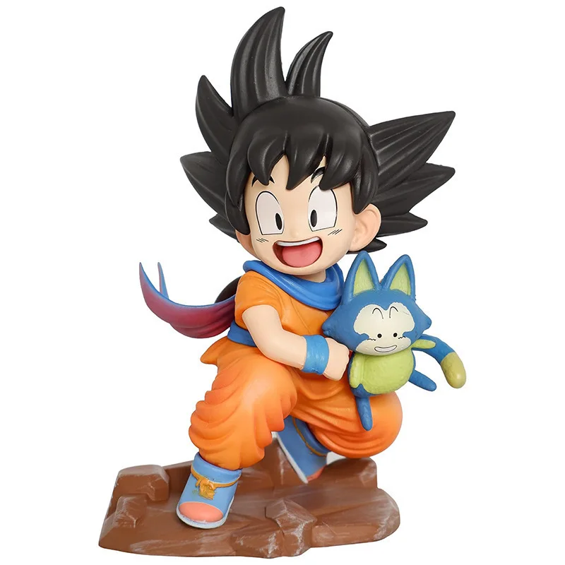 Аниме-фигурка Dragon Ball Q-версия: Маленький Гоку с Пуаром, украшение для автомобиля, подарок для рабочего стола, оптом, 10 см (art.: 3920daab52d5d) - 3920daab52d5d