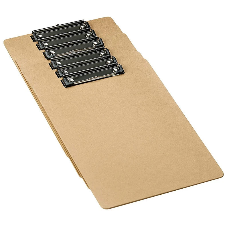 

6PCS Student Writing Board, Wood Fiber Pad, Cardboard Folder, Menu Folder, A4 Office Board Folder