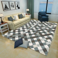 new carpet geometric simple style carpet nordic 3d geometric printing square floor mat living room office bedroom full carpet