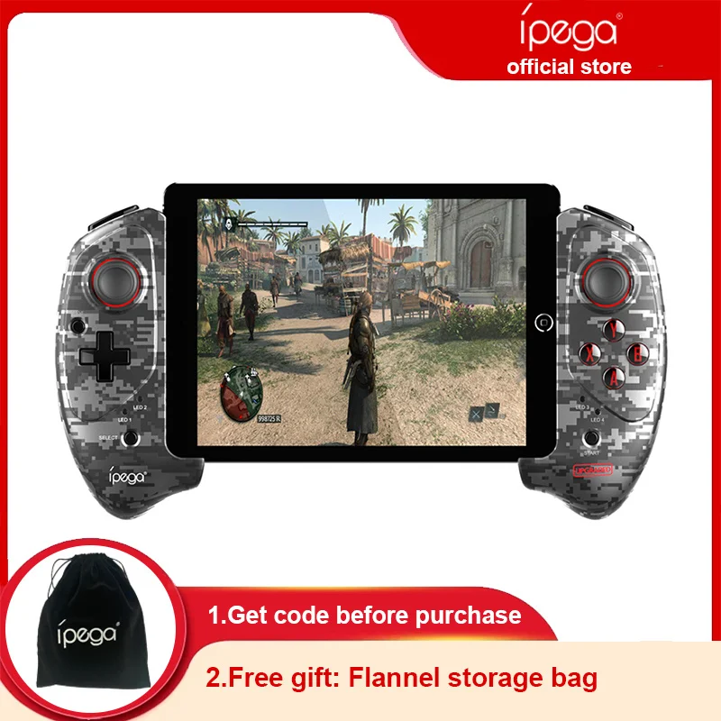 

Ipega PG-9083A Wireless Bluetooth Gamepad For Tablet IOS Android PC Portable Joysticks PUBG Controller Telescopic Gamepads