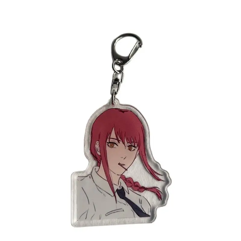 Брелок для ключей с японской мультяшной электрической пилой акриловый