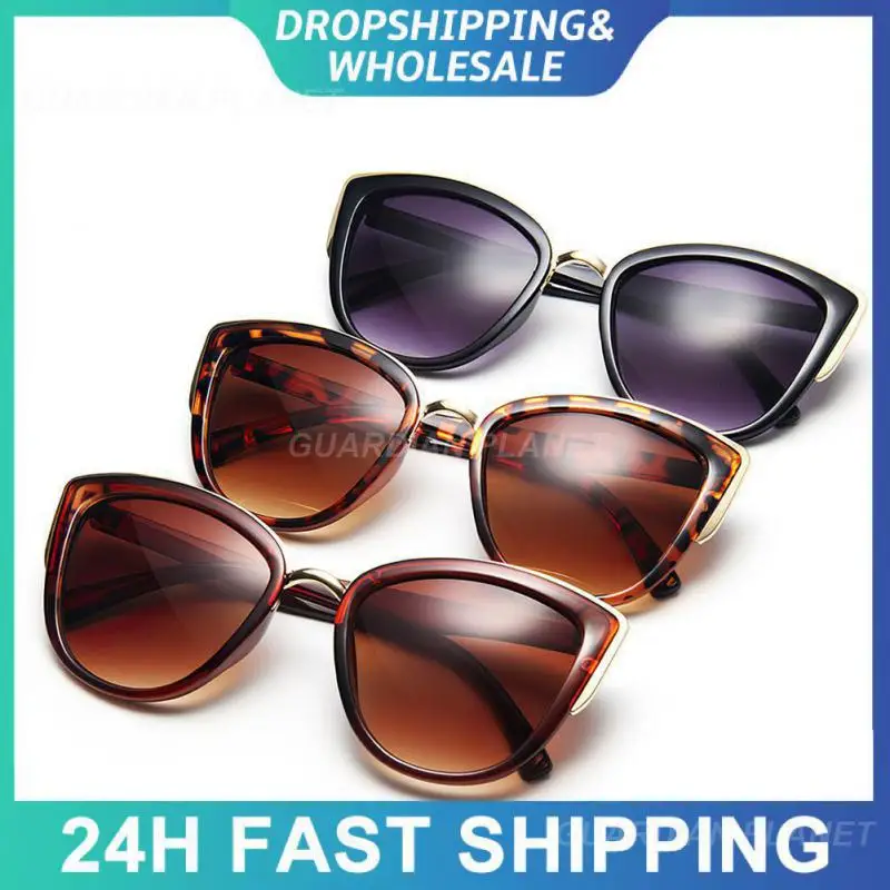 

5/10/20PCS Unique Sunglasses Female Oculos De Sol Gradient Sun Glasses Polarized Eyeglasses Cyling Cat Eye Sunglasses Clear Lens