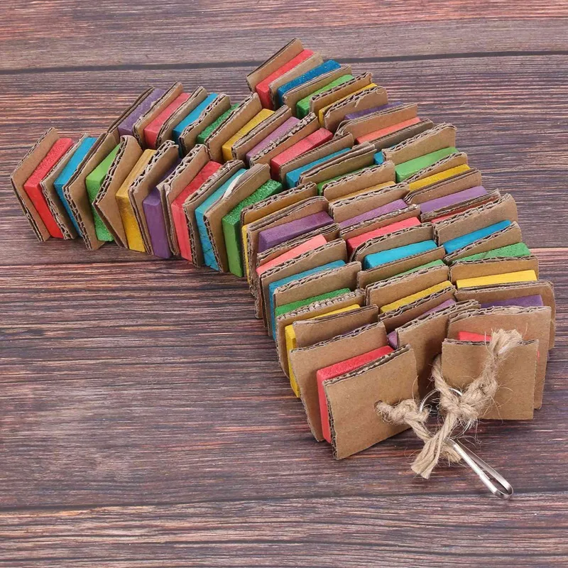 Попугай игрушки для больших птиц Картонные Игрушки африканский серый попугай