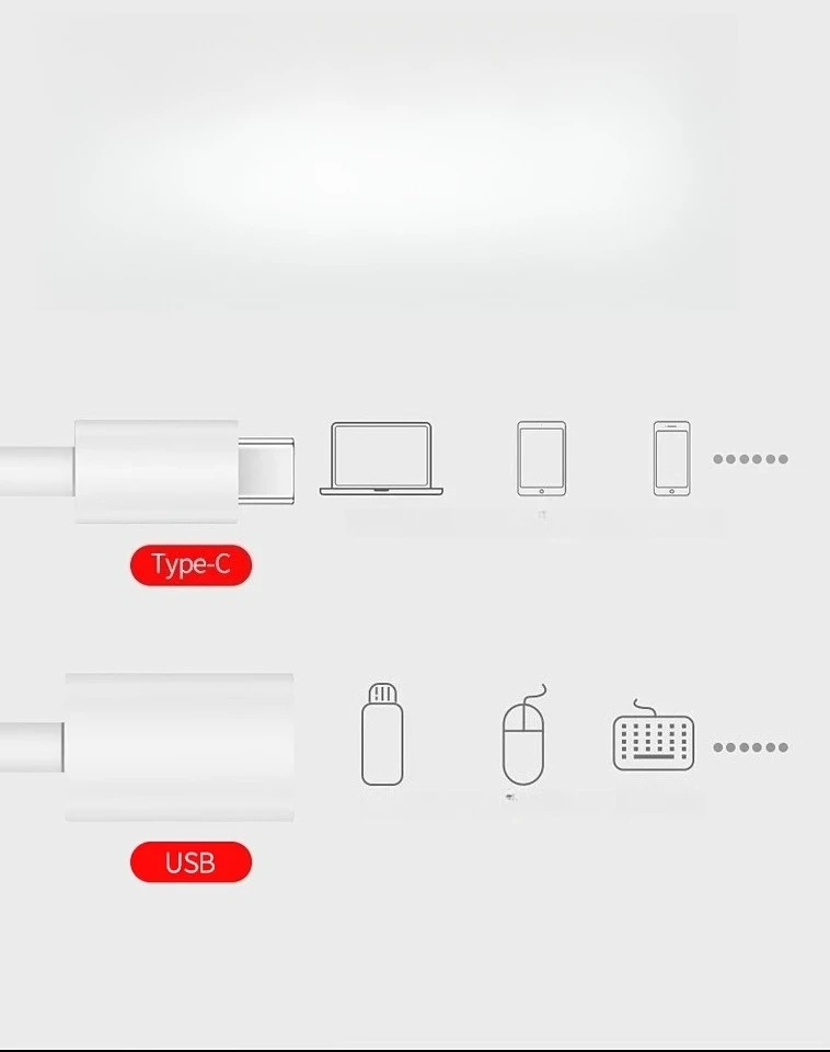 Адаптер для Huawei OTG, интерфейсный адаптер Type-c, кабель Mate30 P40, мобильный телефон, U-диск, мышь, конвертер (art.: 3920d115e67ef) - 3920d115e67ef