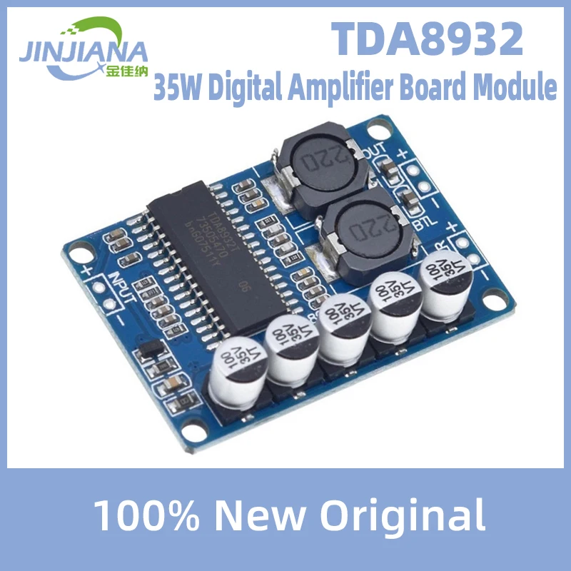 

TDA8932 low power consumption Digital power amplifier board module 35w mono amplifier module High-power