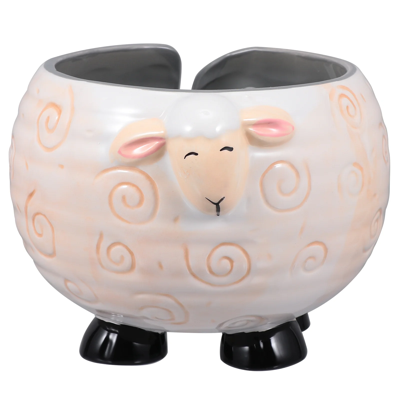 

1pc Yarn Storage Bowl Yarn Dispenser Yarn Bowls for Crocheting Ceramic Yarn Organizer Yarn Bowls Wool Storage Bowl