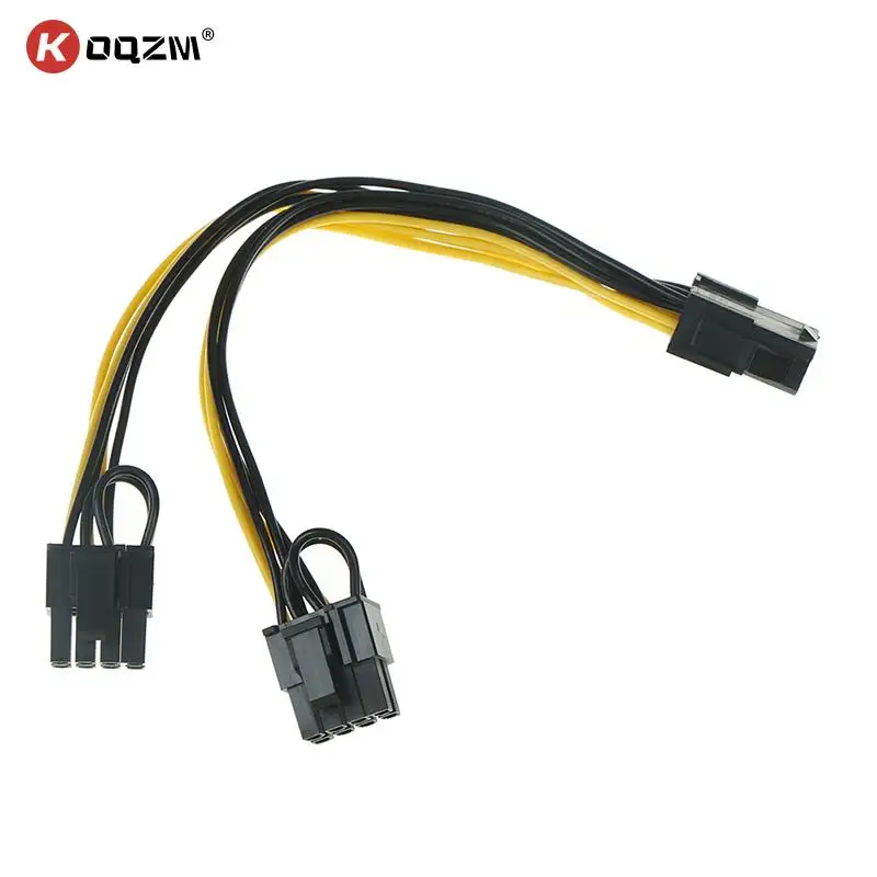 1 шт. 30 см кабель GPU PCI-E 8Pin к двойному PCI Express 8Pin(6Pin + 2Pin) разветвитель кабеля питания |