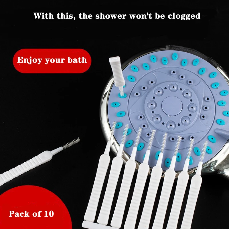 

Shower Hole Cleaning Brush Multi-functional Crevice Hole Brush Shower Head Unblocker Anti-clogging Cleaning needlee