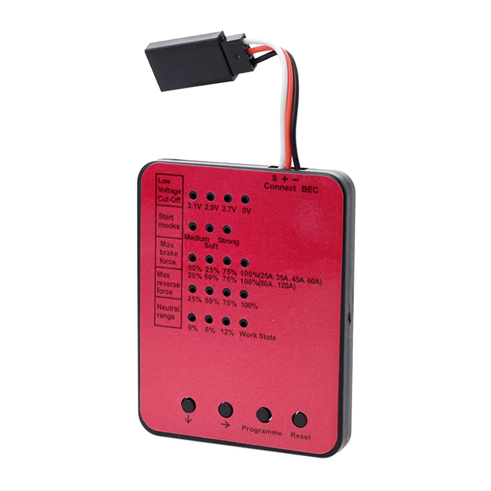 

LED Programming Card Electronic Controller for RC Car Replacement Part