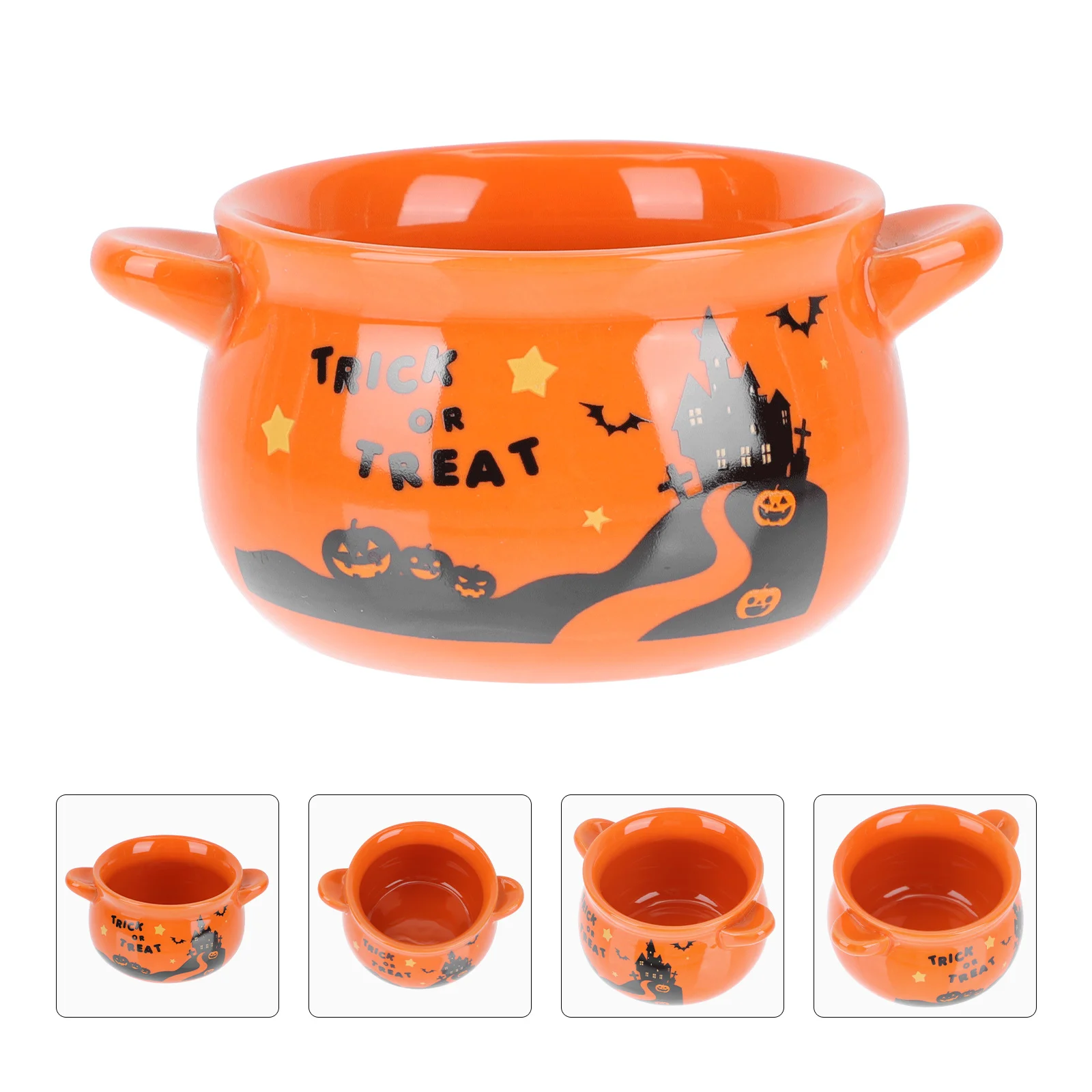 

1pc Adorable Bowl Ceramic Soup Bowl Creative Tableware Dessert Bowl