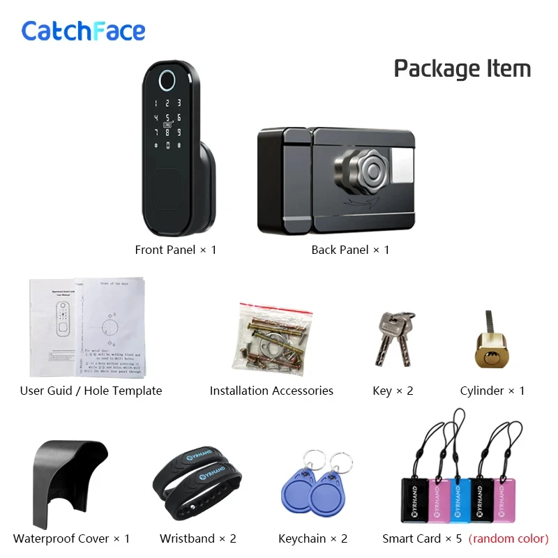 

Умный дверной замок Catchface FINGERPRINT