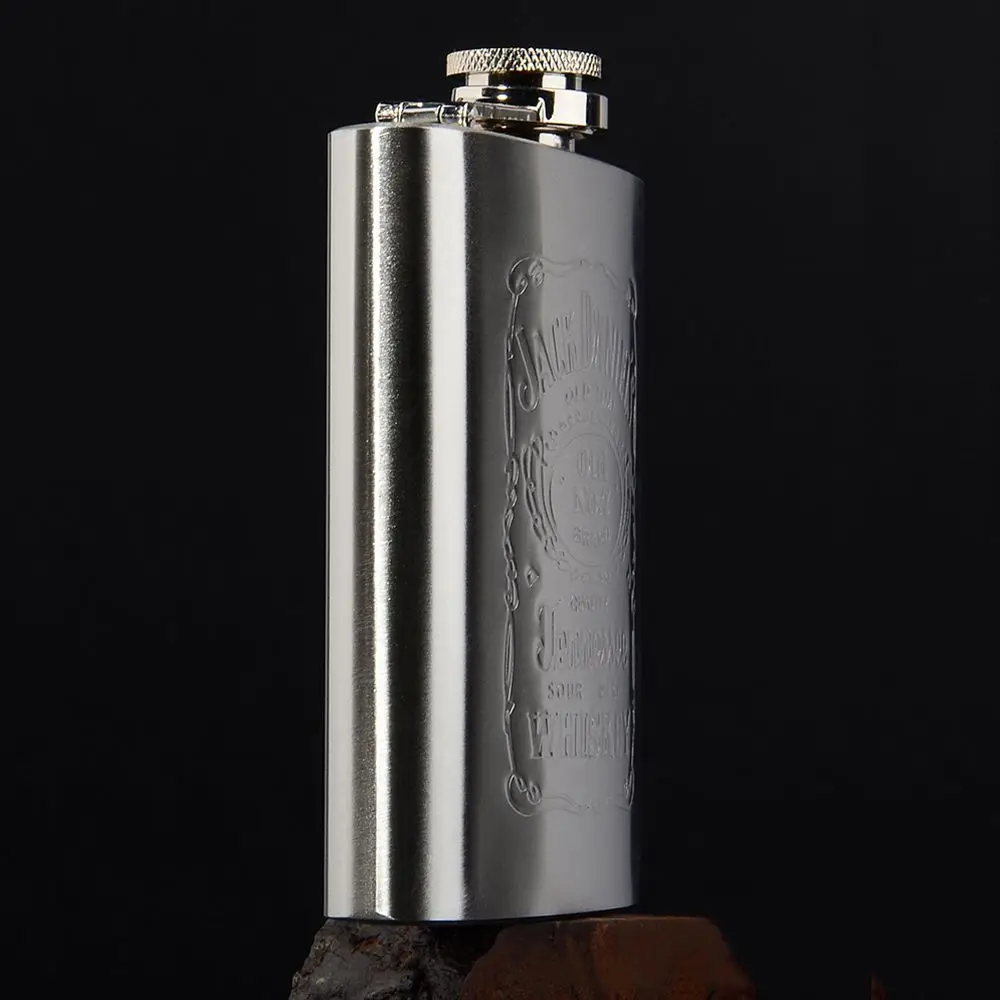 Бутылка спиртовая портативная из нержавеющей стали 7 унций/8 унций 1 шт.