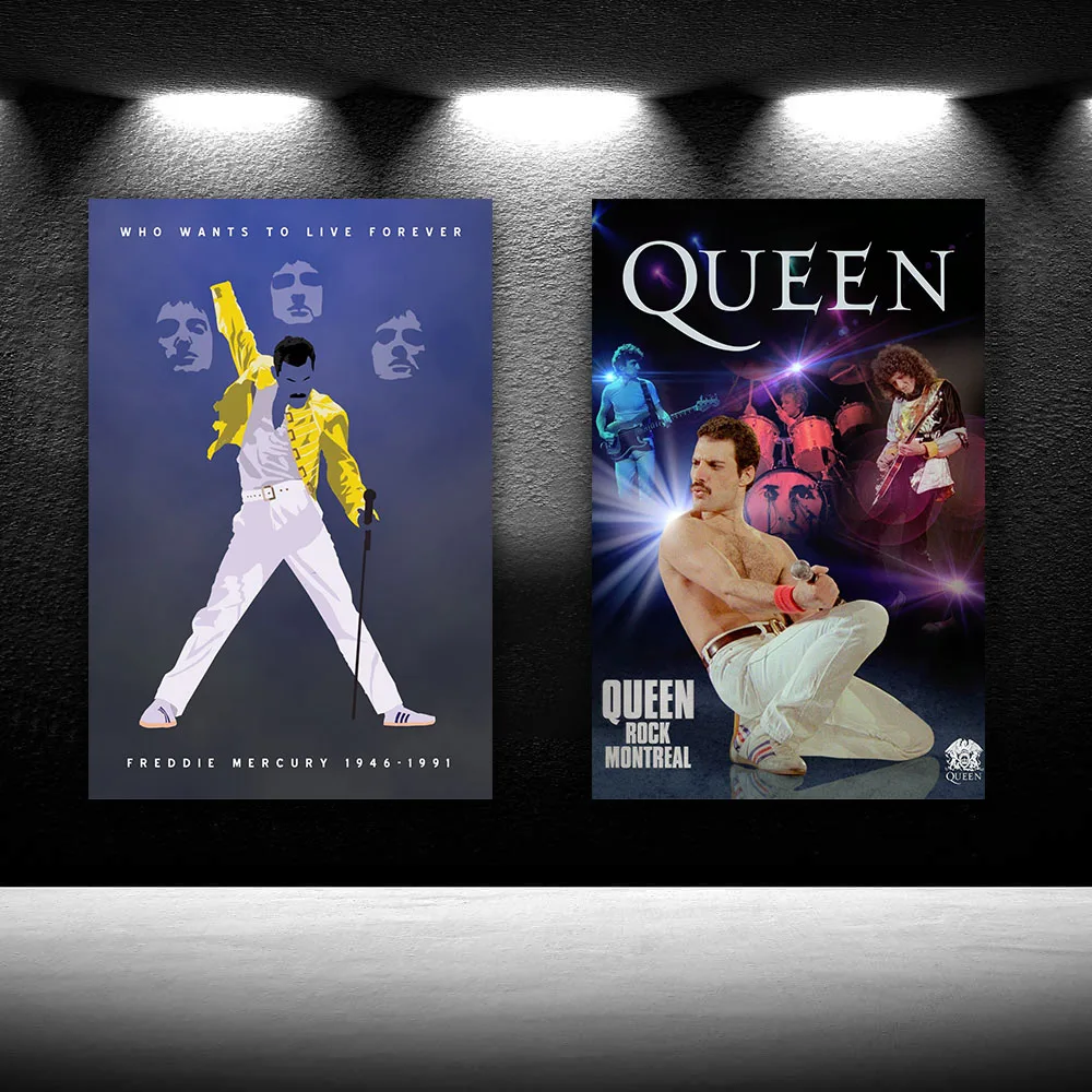 

Freddie Mercury 1986 Queen Legendery Singer Star Poster HD Nice Print Canvas Poster Bedroom Decor Sport Office Room Decor Poster