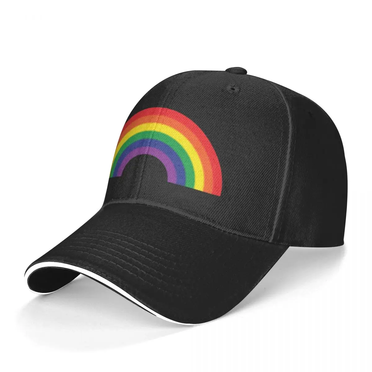 Gay Pride Flag Baseball Cap Homosexual Slogan Vintage Unisex-Teens Trucker Hat Print Rock Snapback Cap Gift Idea