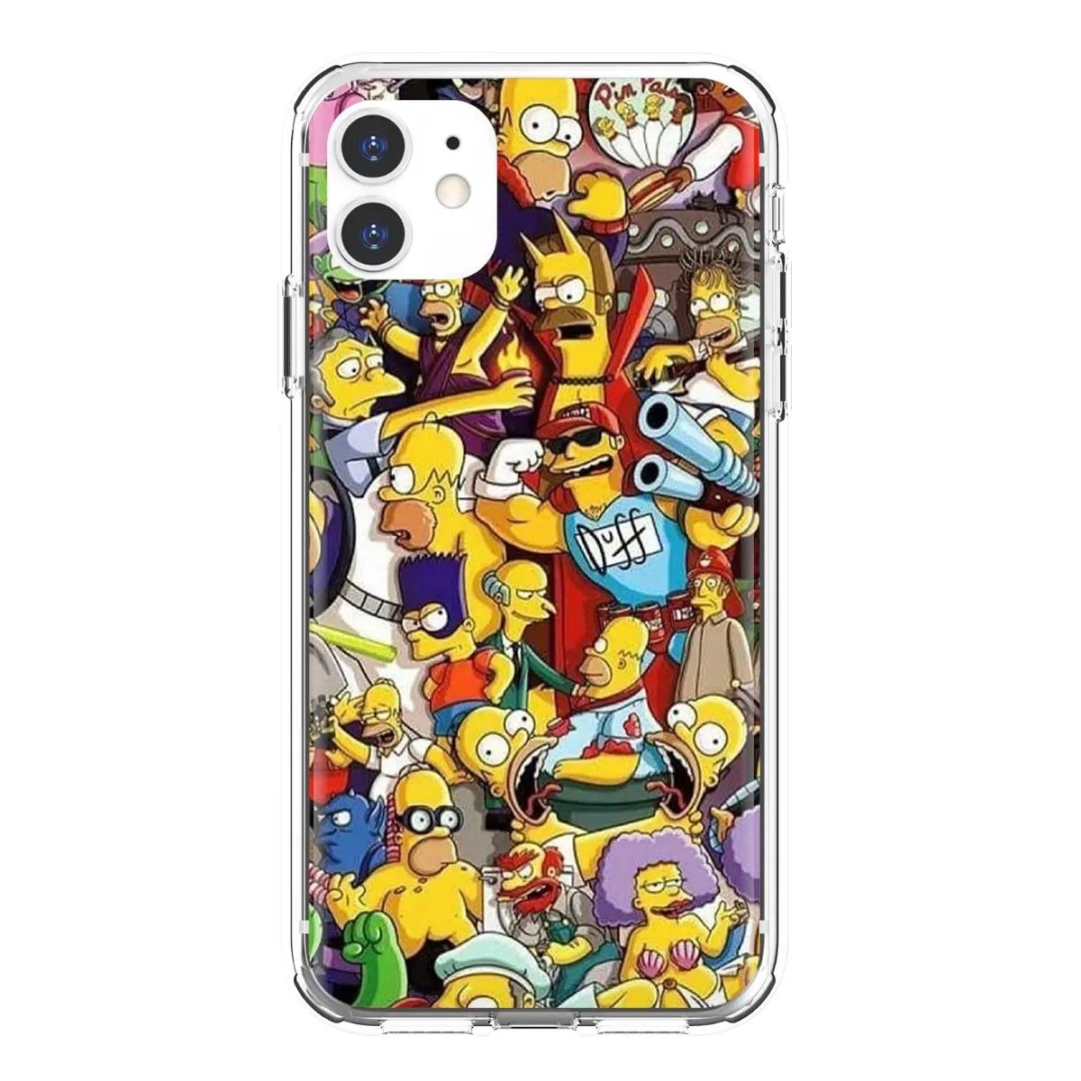 Для iPhone 10 11 12 13 Mini Pro 4S SE 5C 6 6S 7 8 X XR XS Plus Max 2020 Simpsons-дизайнерский дешевый силиконовый