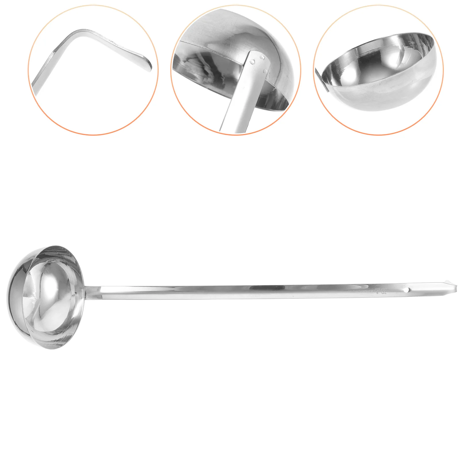 Ложка из нержавеющей стали сервировочный металлический ковш кухонные