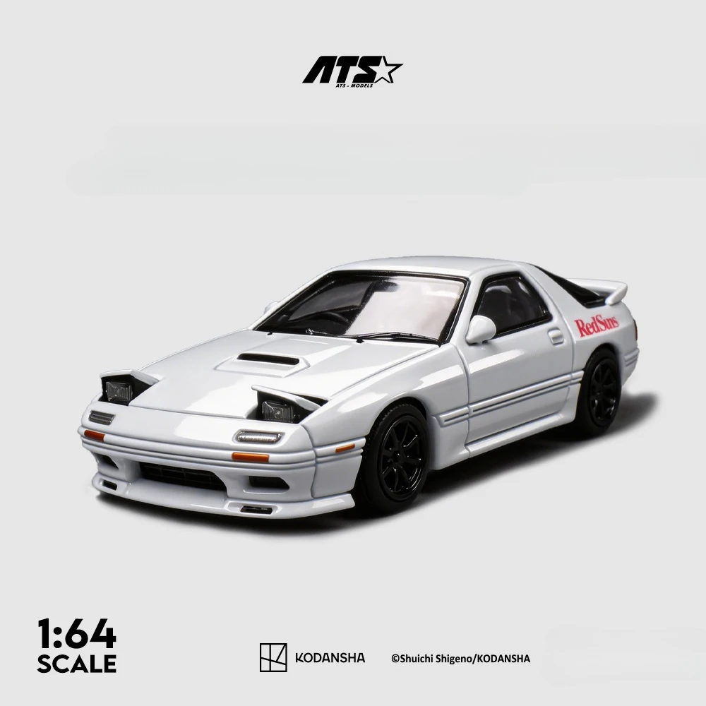Фото Timemicro ATS 1:64 RX7 FC3S Initial D литая модель автомобиля №1