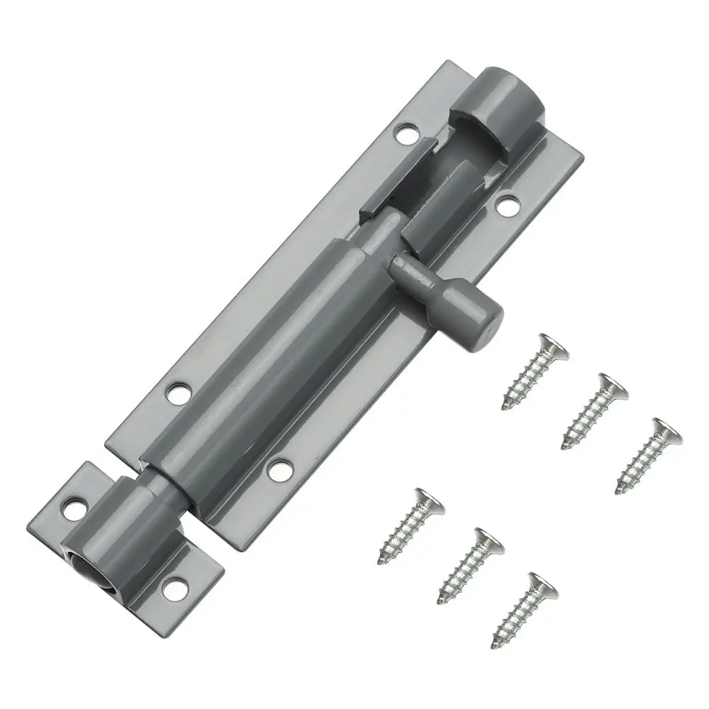 

Aluminum Alloy Door Lock Buckle Silent Gate Hook Cabinet Catches Wardrobe Stopper Home Furniture Hardware Padlock Clasp 2-8" New