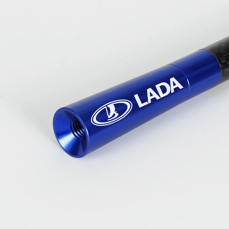 Автомобильная радиоантенна 12 см из углеродного волокна для LADA VESTA XRAY NIVA kalina priora