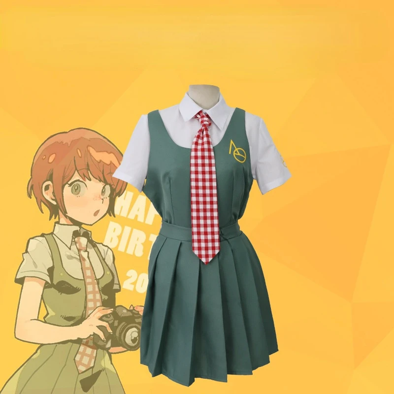 

Super Dangan-Ronpa 2: Sayonara Zetsubou Gakuen Costume Japanese Anime Figue Koizumi Mahiru Shirt Vest Skirt for Women Costumes
