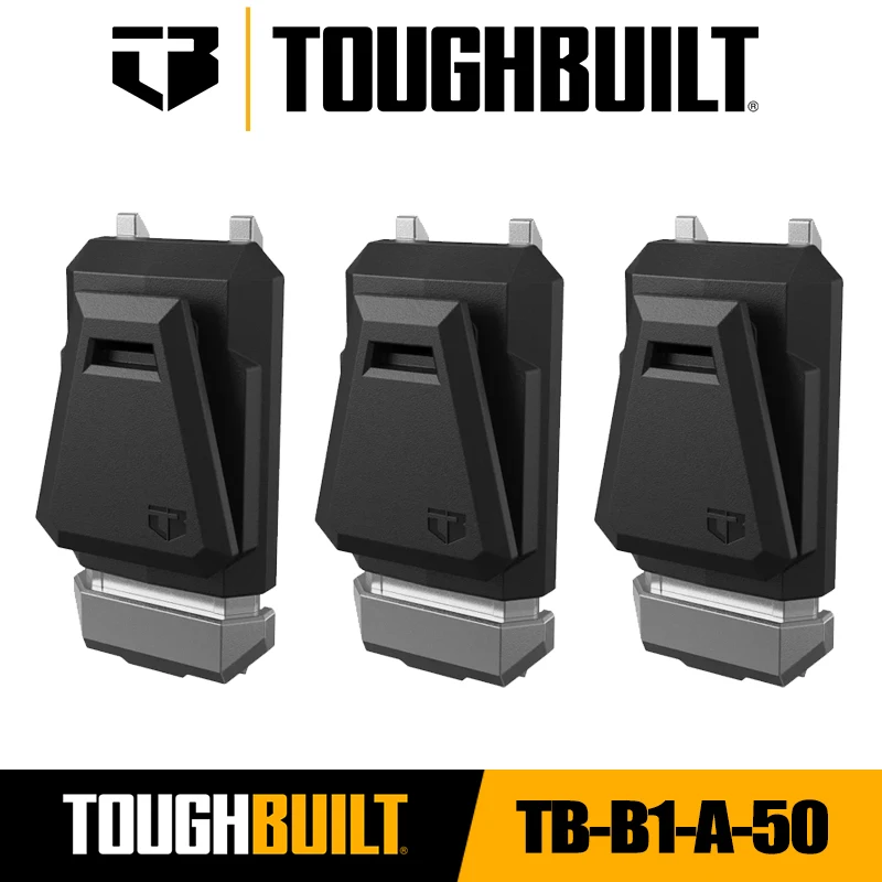 

TOUGHBUILT TB-B1-A-50 StackTech Пластиковый/металлический держатель для инструментов Штабелируемый ящик для инструментов Расширительный крепеж Ящик для инструментов Аксессуары