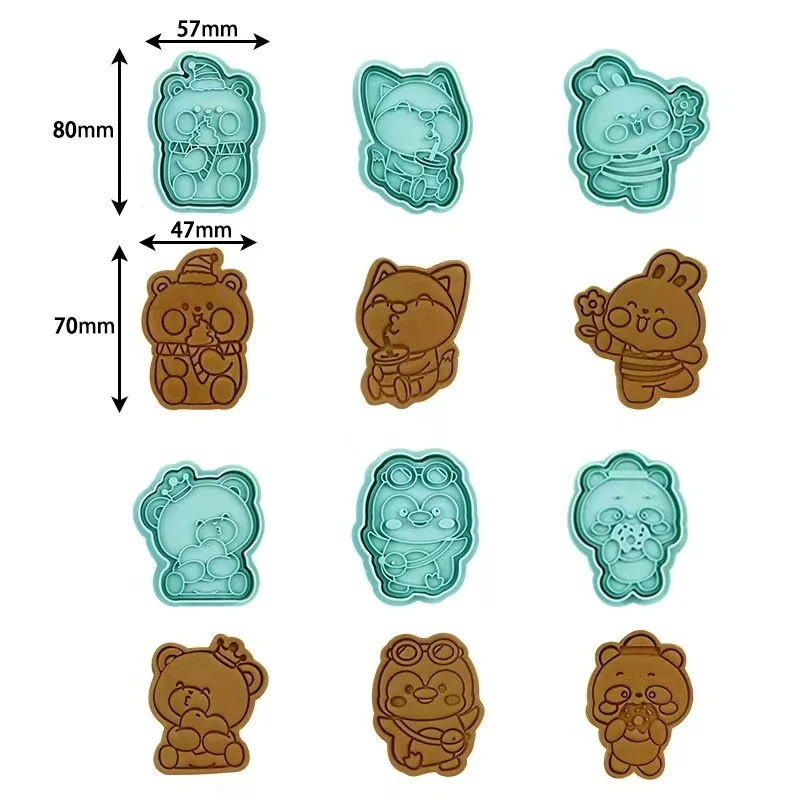 

Набор формочек для печенья 6 шт., космическая тематика